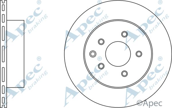 APEC BRAKING Тормозной диск DSK2330